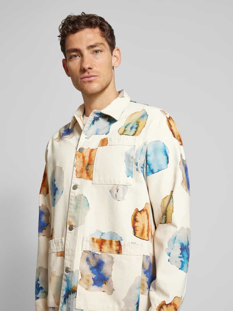 Forét Overhemdjack met borstzak model 'HEYDAY'