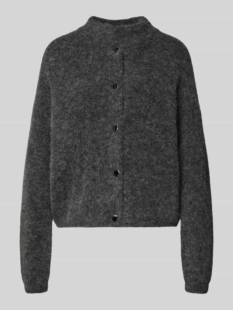 Gestuz Gebreid jack met knoopsluiting model 'Alpha'