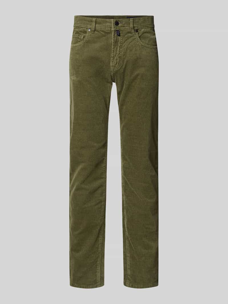 Pierre Cardin Slim fit corduroy broek model 'Laval'