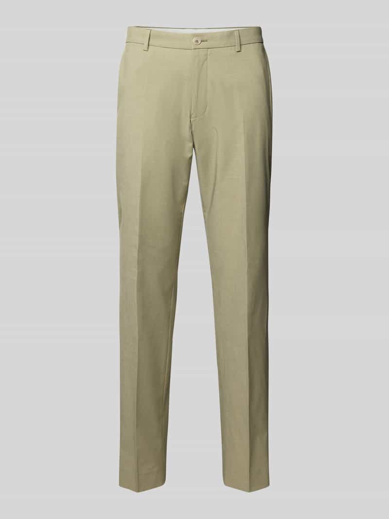s.Oliver BLACK LABEL Regular fit pantalon met fijne geweven structuur