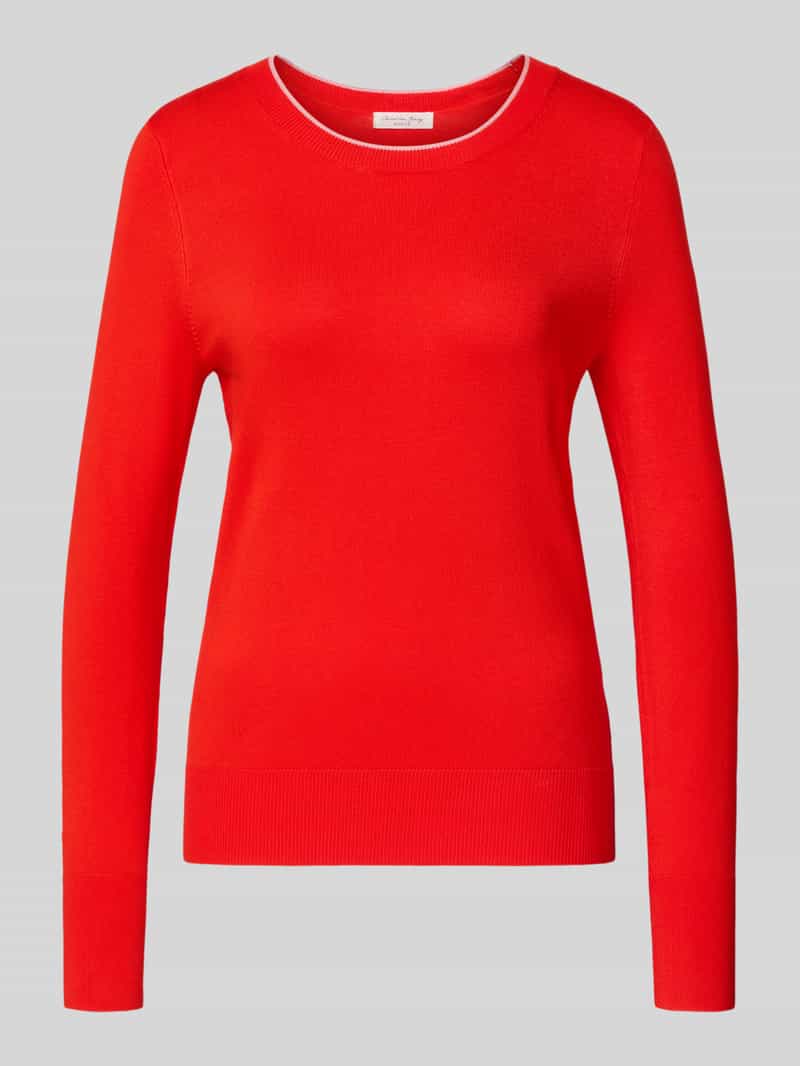 Christian Berg Woman Gebreide pullover met ribboorden