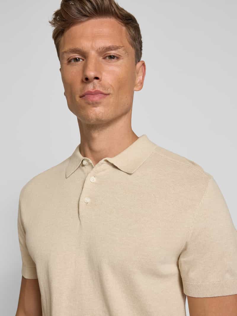 Selected Homme Regular fit poloshirt van puur katoen model 'BERG'