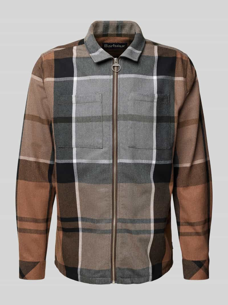 Barbour Regular fit overhemdjack met borstzakken, model 'Lanack'