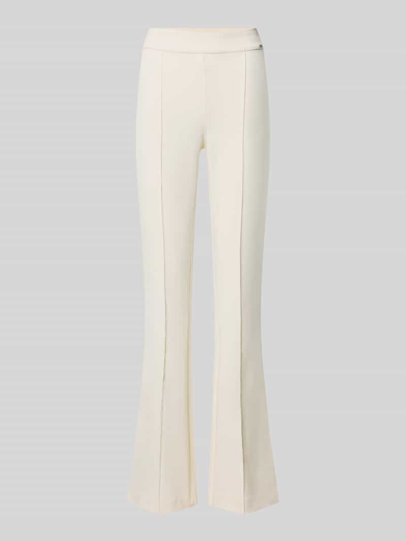 Flared broek met lengtenaden model 'NEW FLARED EVELINA'
