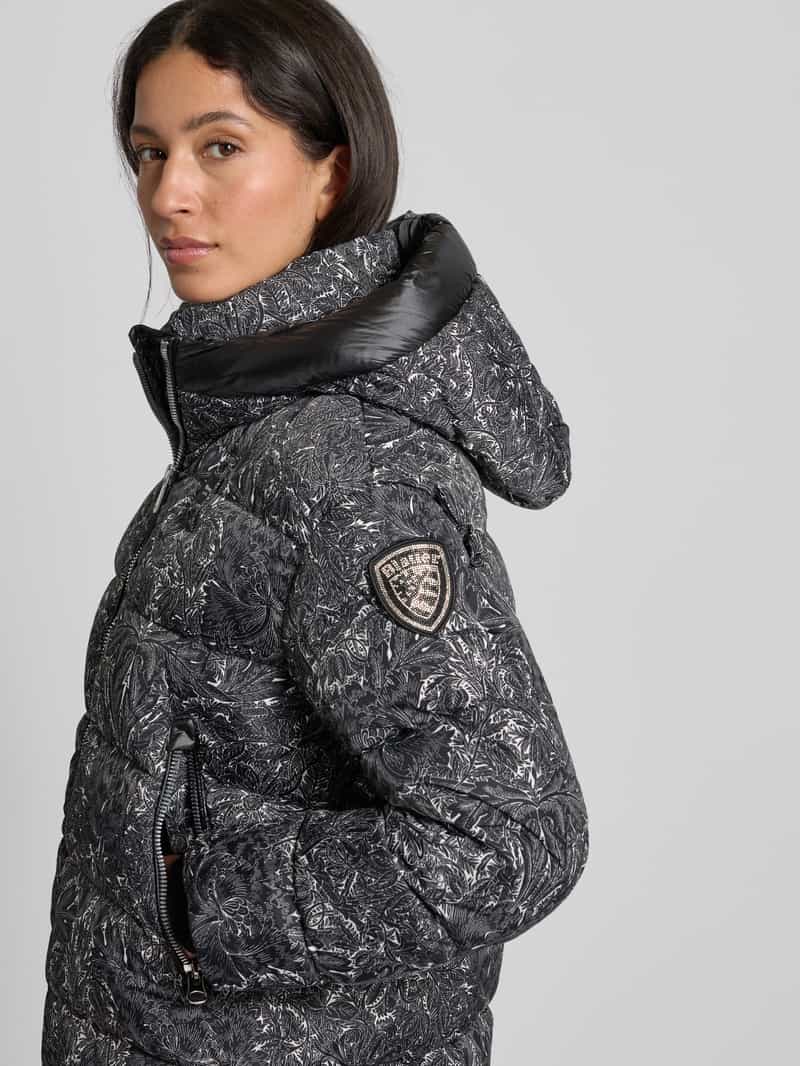 Blauer Usa Donsjack met tweewegritssluiting model 'CARMEL'