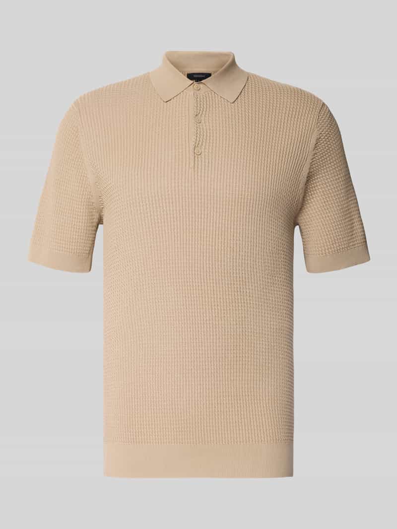 Matinique Slim fit poloshirt met knoopsluiting
