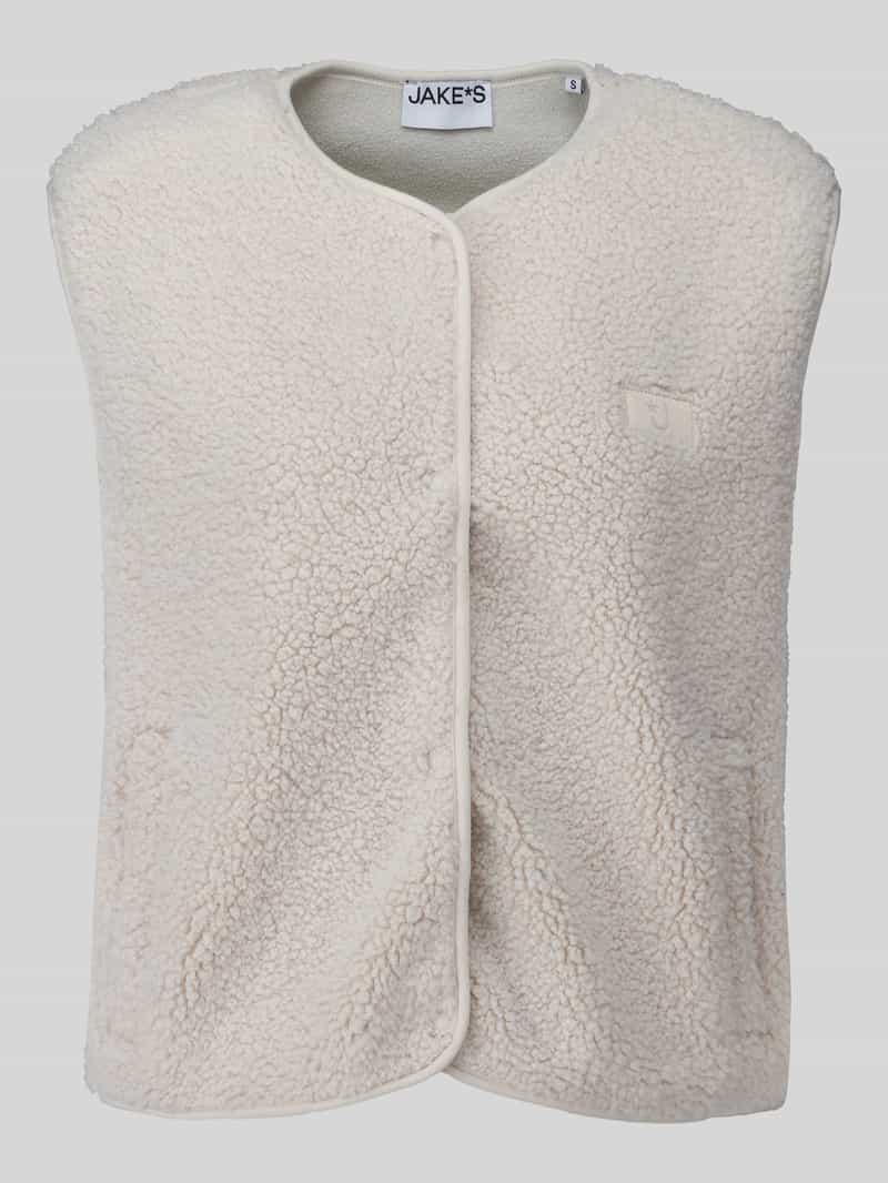 Regular fit bodywarmer met logodetail