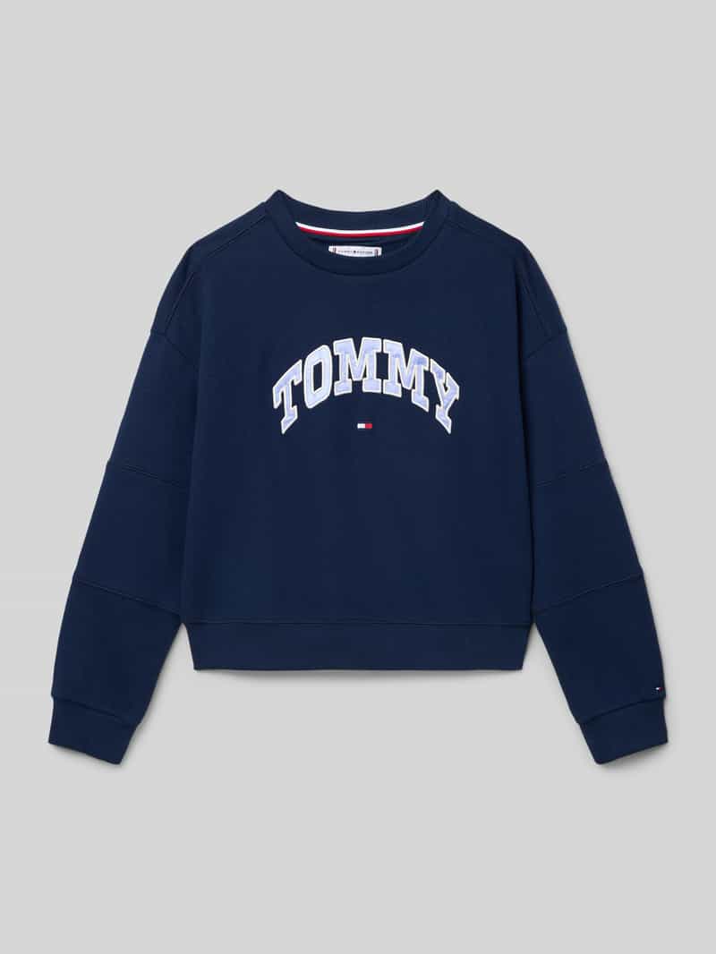 Tommy Hilfiger Teens Regular fit sweatshirt van katoenmix