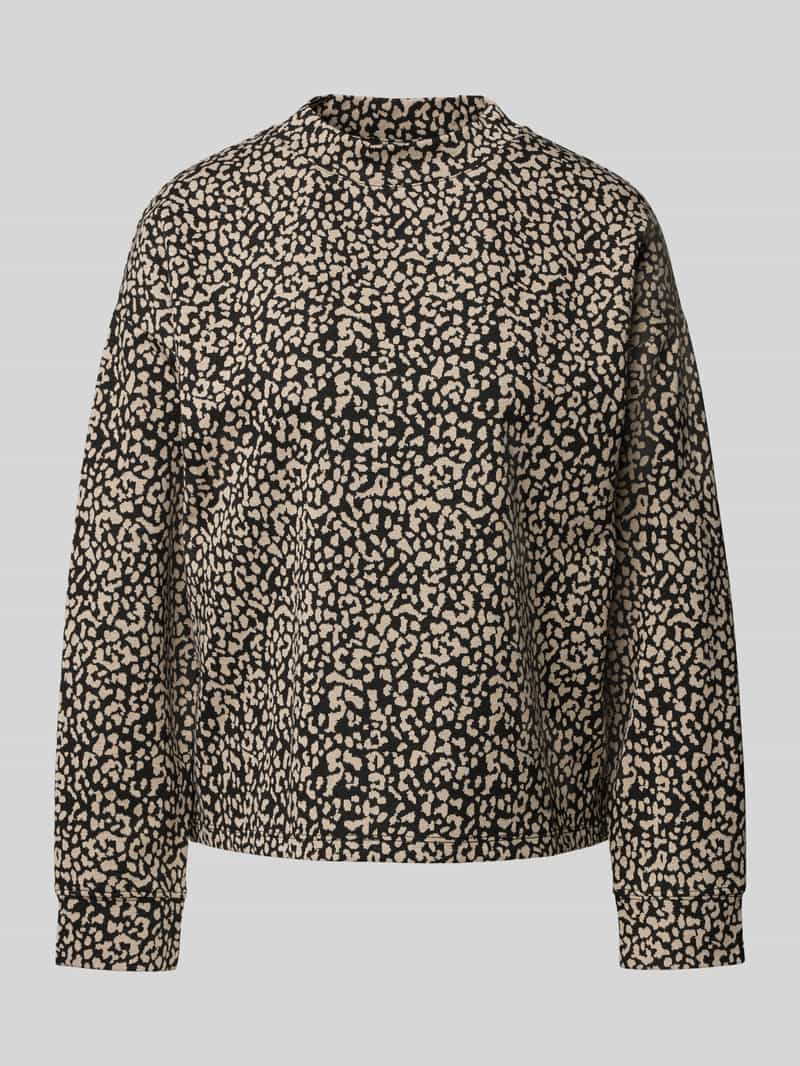 milano italy Gebreide pullover met opstaande kraag