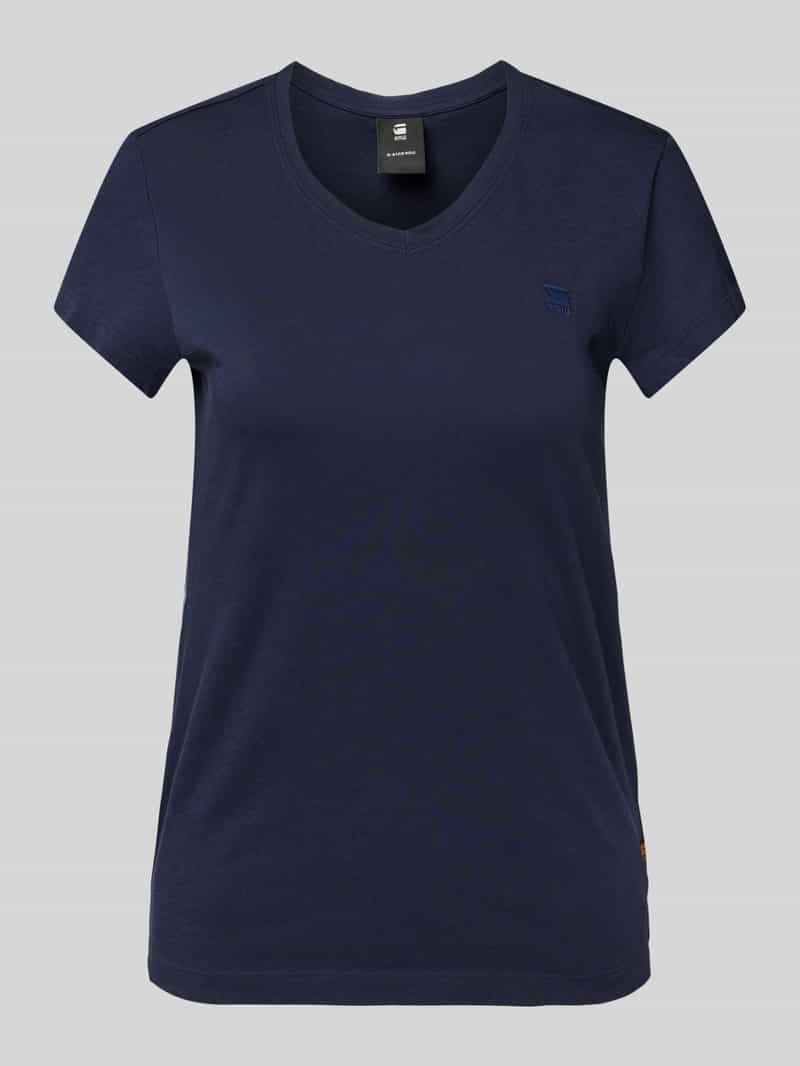 G-Star Raw T-shirt met labelstitching model 'Eyben'