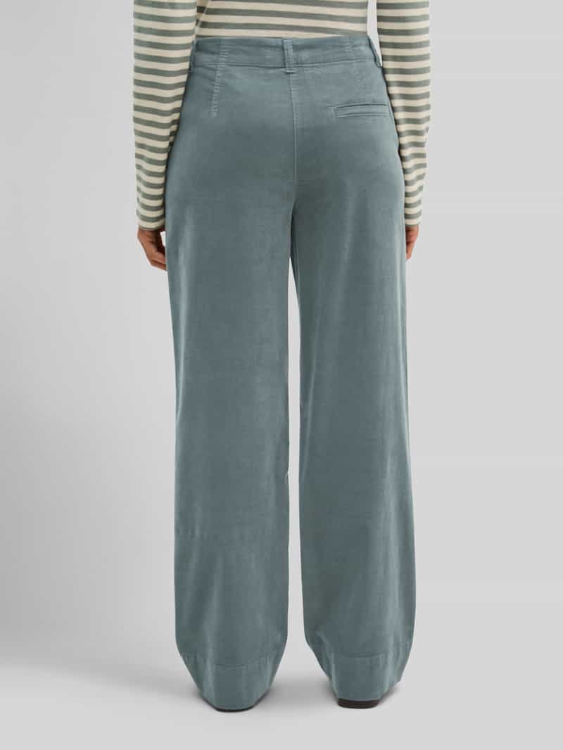 Marc O'Polo straight fit corduroy broek van katoenmix model 'LANDE WIDE'