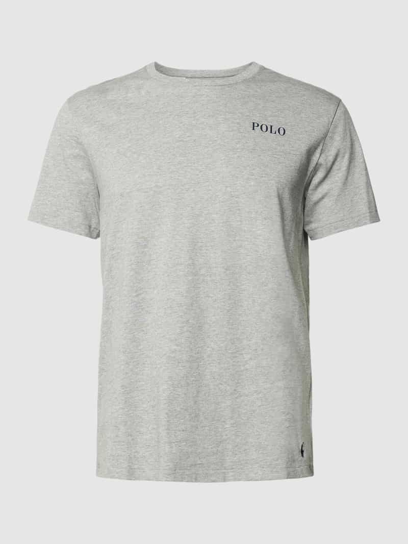 Polo Ralph Lauren Underwear T-shirt met labelprint model 'LIQUID COTTON'