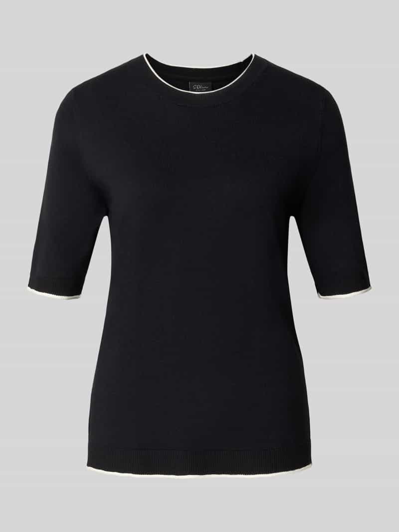S.Oliver BLACK LABEL Regular fit pullover van viscosemix