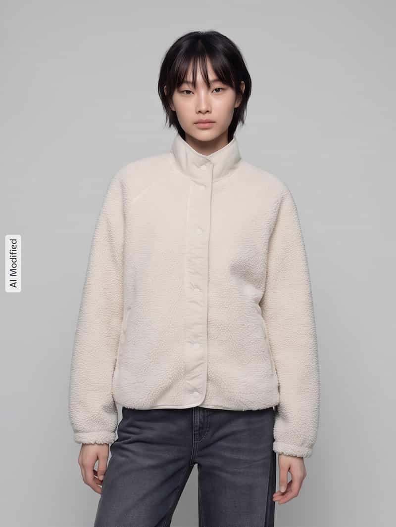 Jake*s Casual Regular fit sweatjack van teddybont