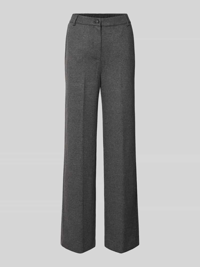 Weekend Max Mara High waist zakelijk broek met bandplooien