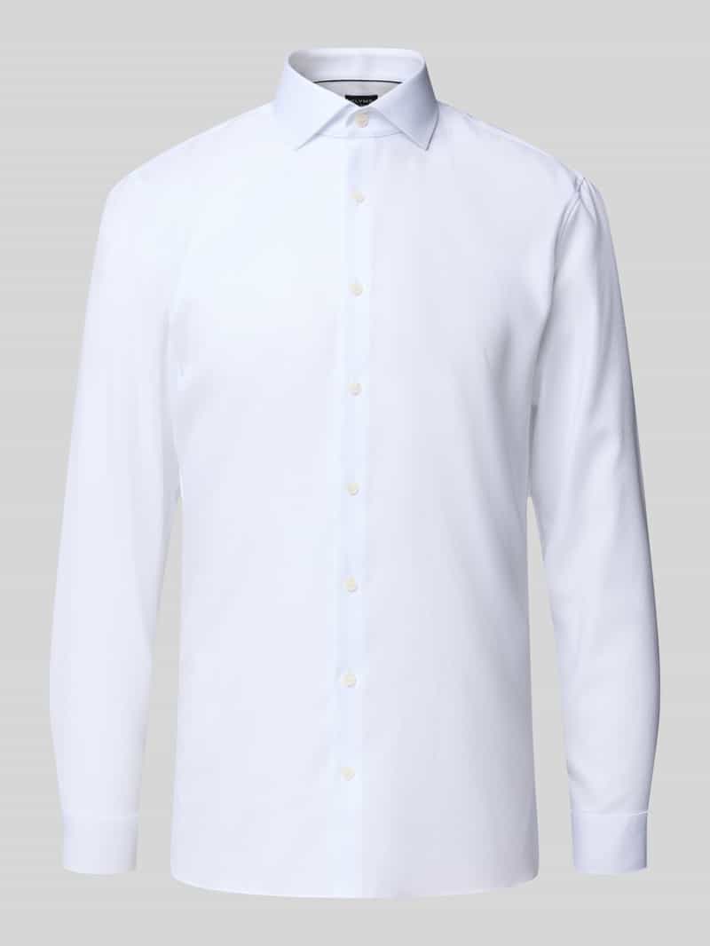 Super slim fit zakelijk overhemd met kentkraag, model 'Royal'