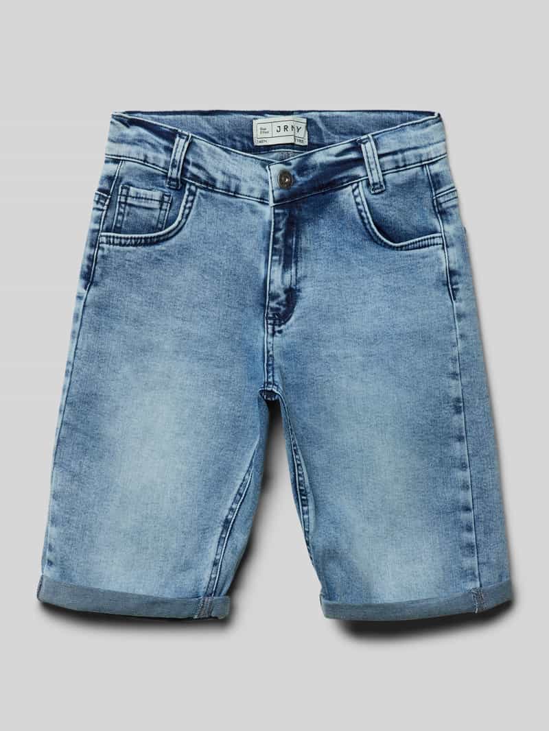 Blue Effect Regular fit korte jeans met labelpatch