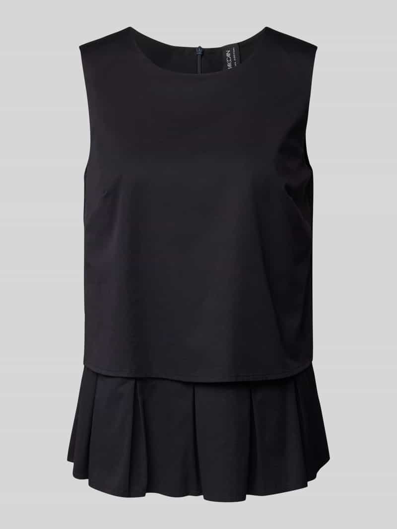 Marc Cain Regular fit blousetop in laagjeslook