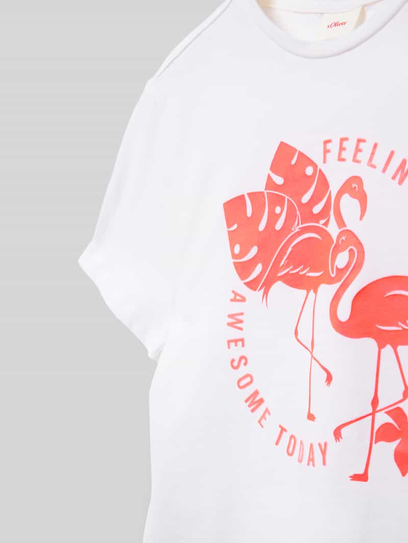 s.Oliver RED LABEL T-shirt met motiefprint