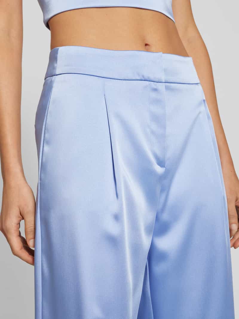 Jake*s Cocktail Wide leg bandplooibroek met steekzakken