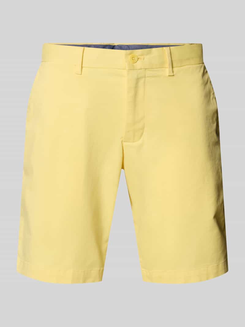 Tommy Hilfiger Slim fit korte chino van een mix van katoen en elastaan