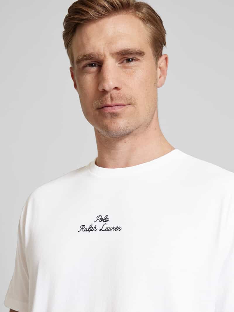 Polo Ralph Lauren Regular fit T-shirt met labelstitching