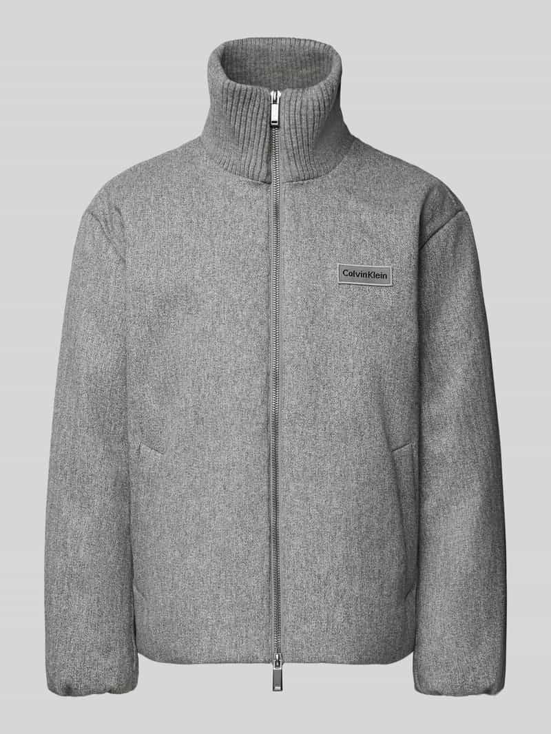 CK Calvin Klein Jack met opstaande kraag en tweewegsritssluiting