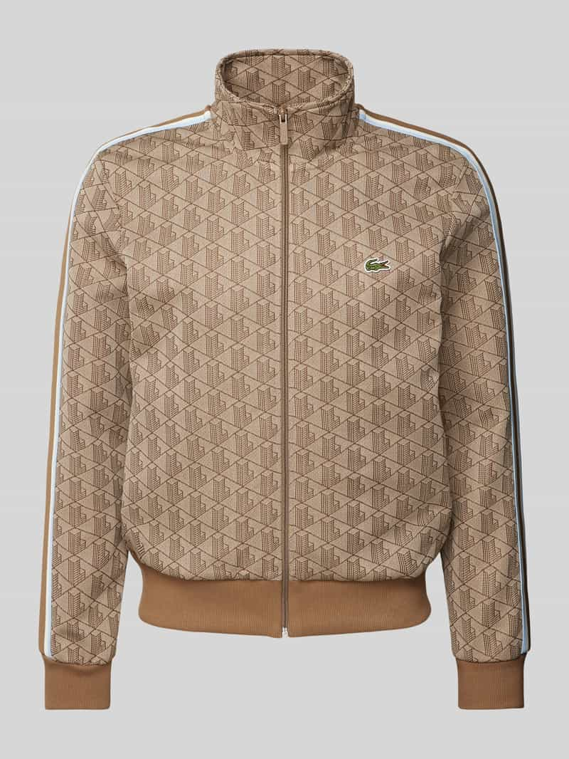 Lacoste Sweatjack met all-over motief