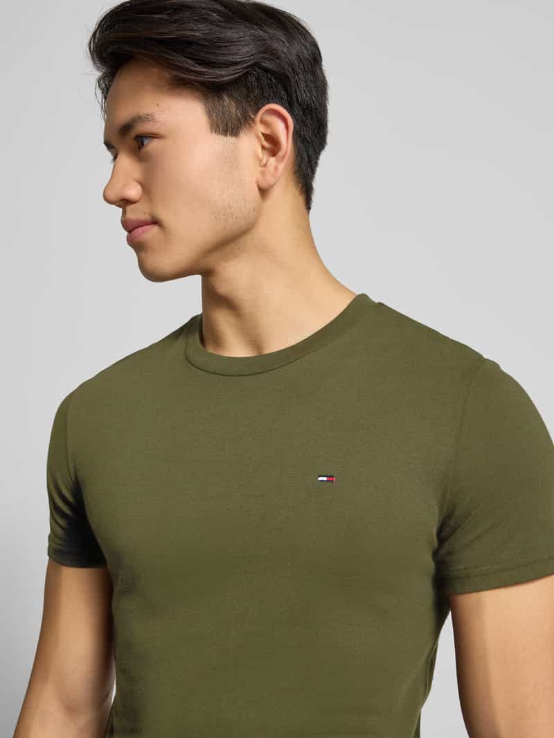 Tommy Jeans Slim fit T-shirt van puur katoen in een set van 2 stuks