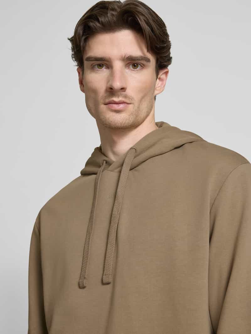 HUGO Oversized hoodie met labeldetail model 'Dapo'