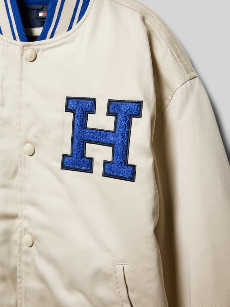 Tommy Hilfiger Teens Collegejack met ribboorden