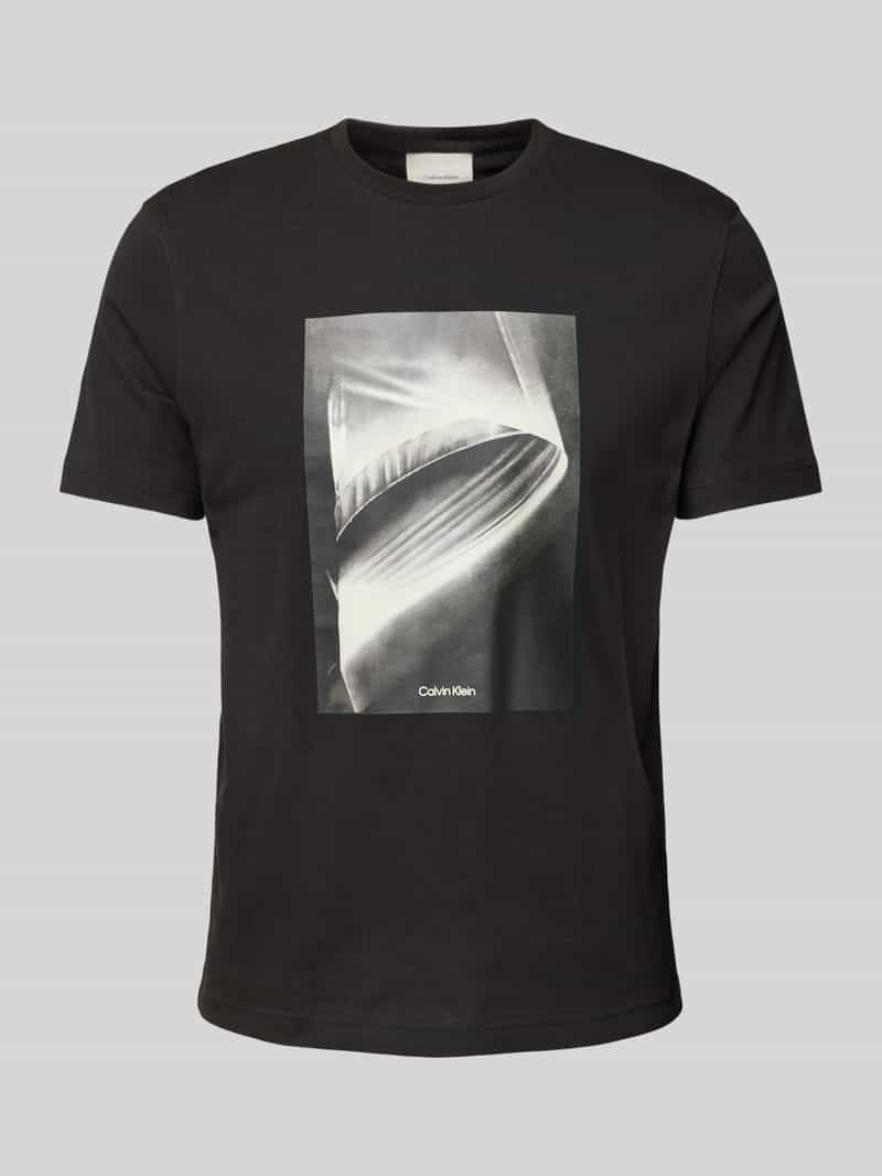 CK Calvin Klein T-shirt met labelprint