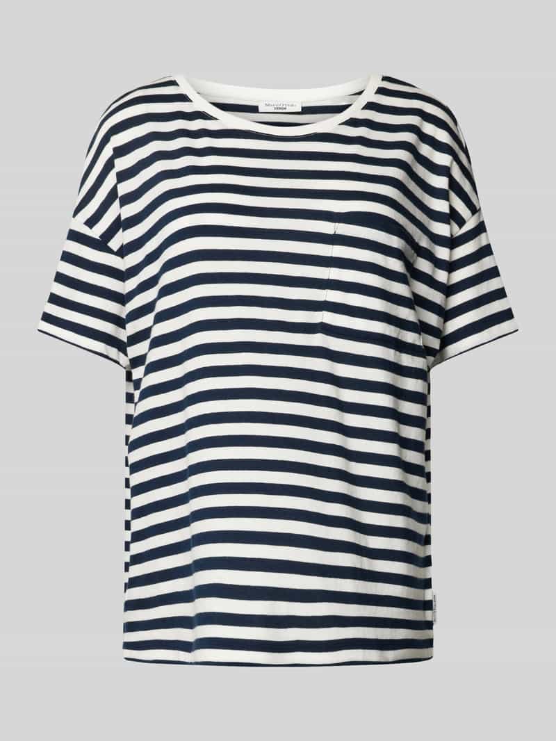 Marc O'Polo DENIM T-shirt met ronde hals