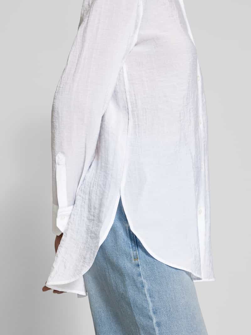 HUGO Regular fit overhemdblouse in kreuklook model 'Elodina'