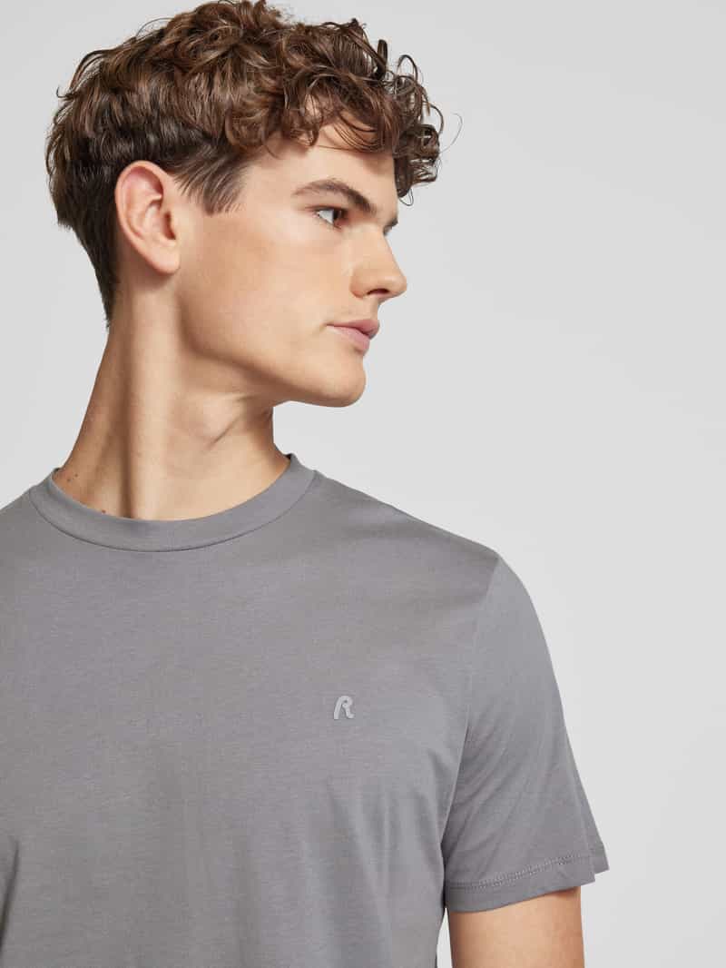 Replay T-shirt met labeldetail