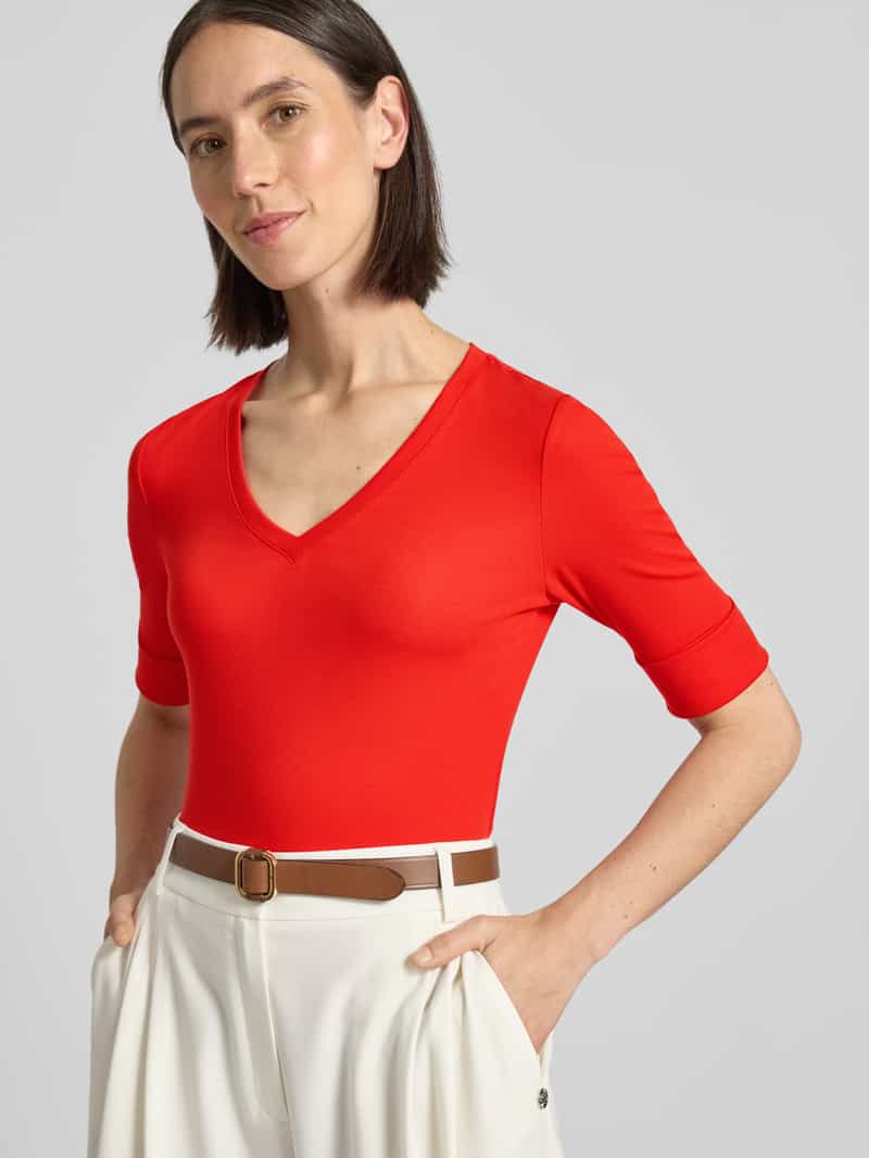 Lauren Ralph Lauren T-shirt met V-hals model 'JUDY'