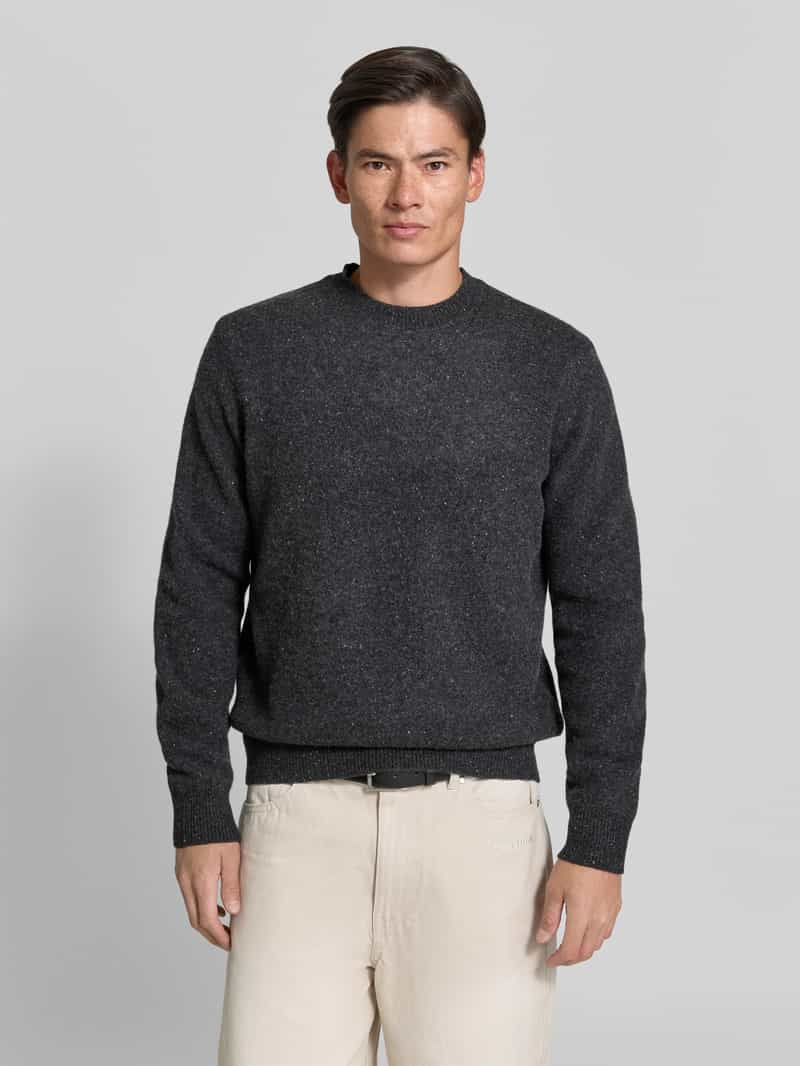 ANNARR Pullover van wol met ribboordjes