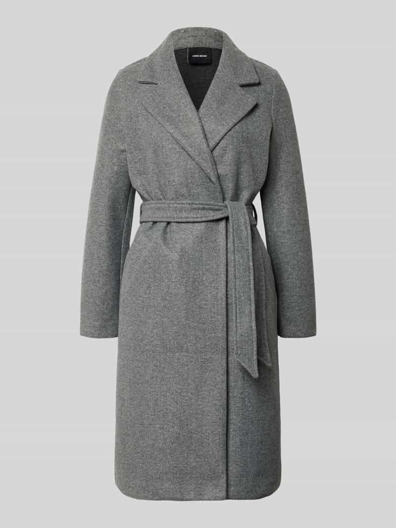 Vero Moda Relaxed fit lange jas met strikceintuur model 'FORTUNEAYA'