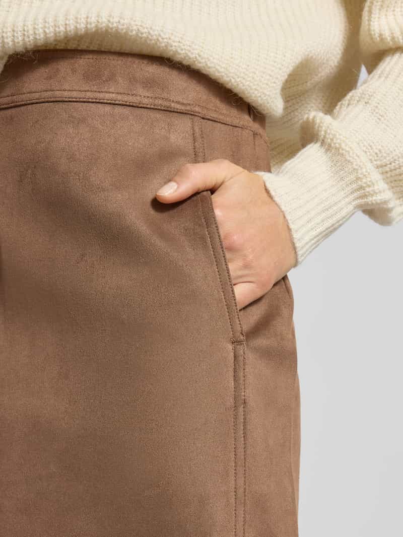 Opus Minirok in leerlook model 'Relvina cozy'