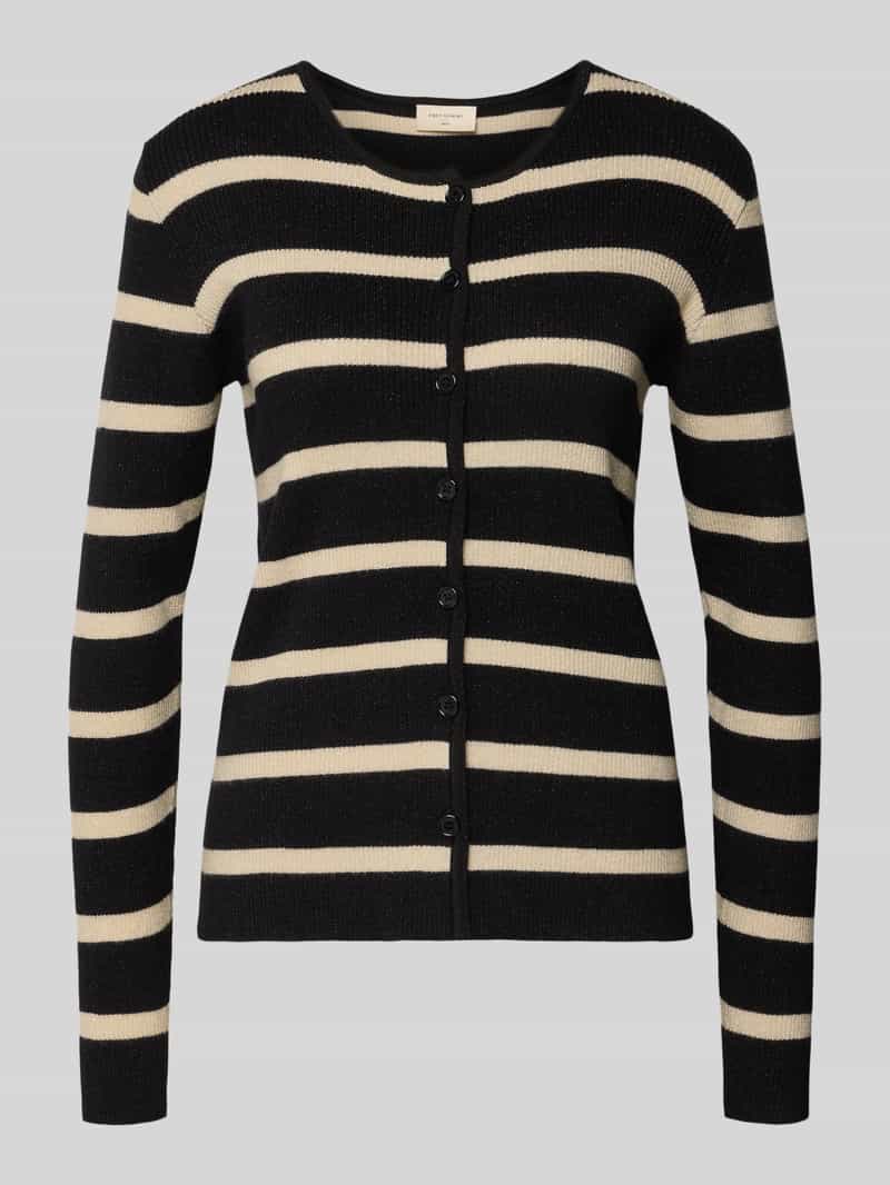 FREE QUENT Gebreid jack van viscosemix model 'ARNA'