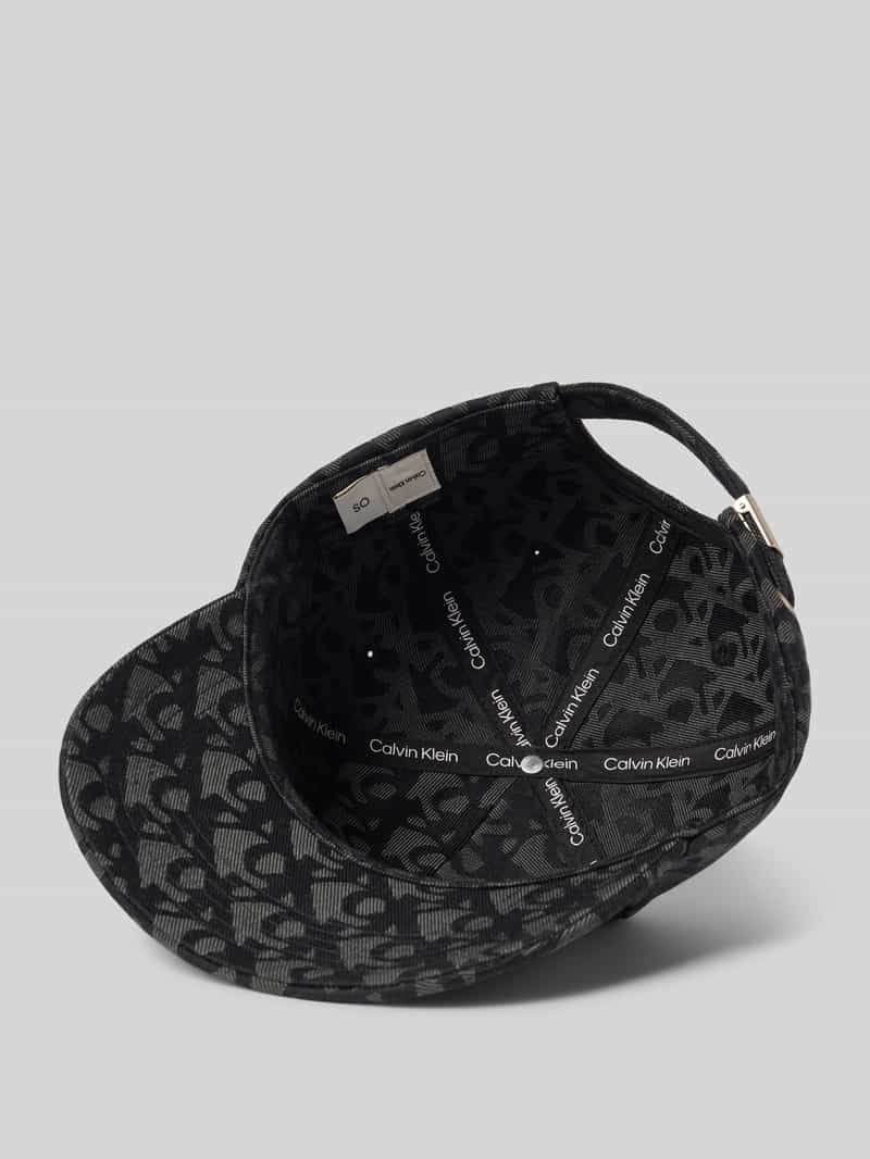 CK Calvin Klein Baseballpet met label- en structuurmotief