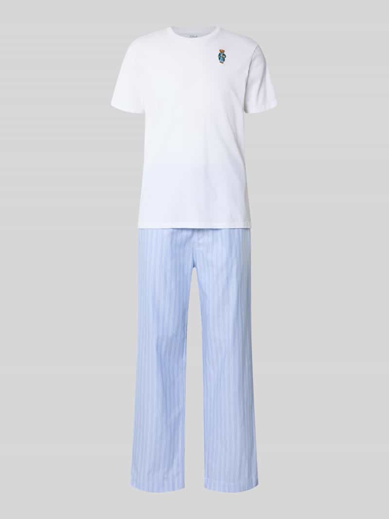 Polo Ralph Lauren Underwear Relaxed fit pyjama met logostitching model 'Sleep'