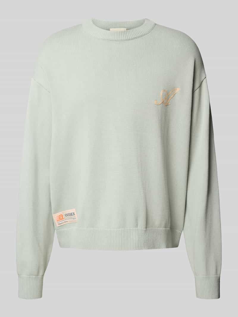 ANOTHER COTTON LAB Gebreide pullover met logostitching