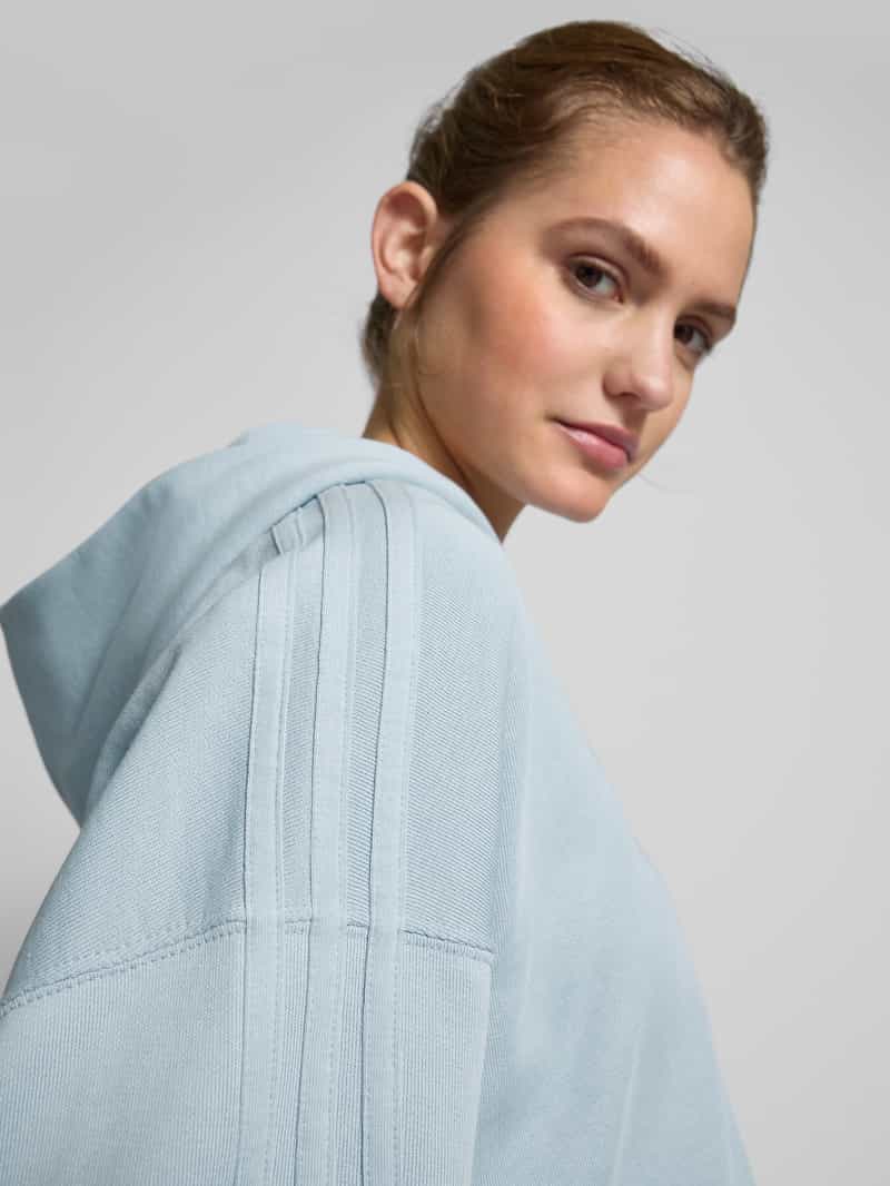 ADIDAS SPORTSWEAR Cropped hoodie met labelstitching