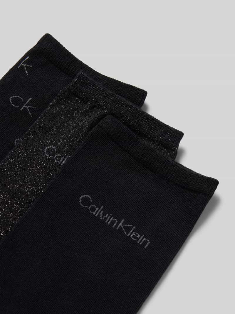 CK Calvin Klein Sokken met labeldetail inclusief cadeaubox in een set van 3 paar
