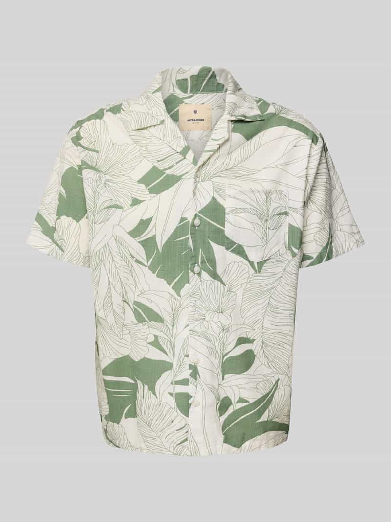 Jack & Jones Premium Regular fit vrijetijdsoverhemd met borstzak model 'BLUBAHAMAS'