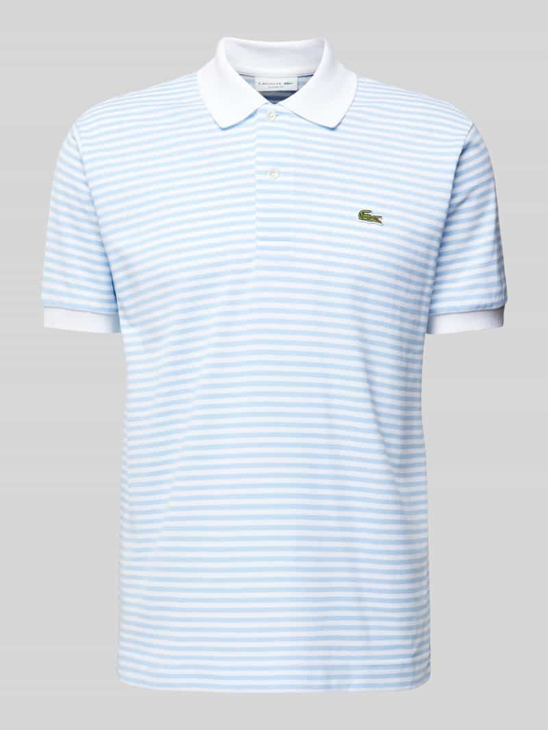 Lacoste Classic fit poloshirt met streepmotief