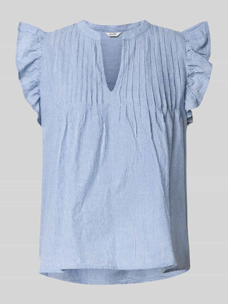 MbyM Regular fit blousetop met plooien model 'Gemala'