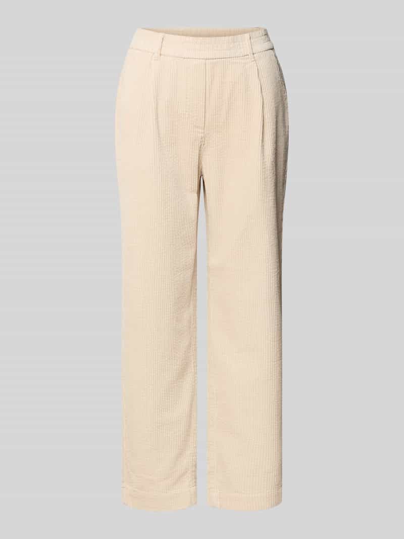 Opus Corduroy broek met elastische band model 'Myha soft'