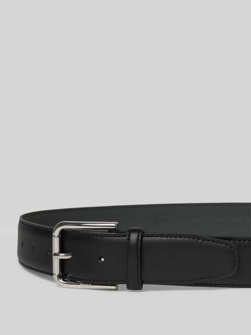 Boss Riem van echt runderleer model 'NAVYA'